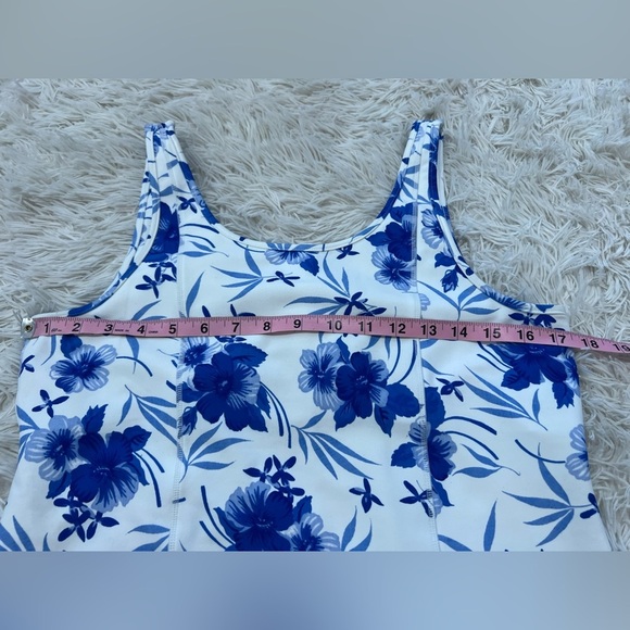 LoveshackFancy Indigrina Peplum-Hem Tank Top - Size XL - Picture 8 of 8